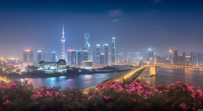 莲花山顶发达建筑深圳金融大厦CBD夜景实拍摄影图,高清,摄影图,摄影图片,图片大全,摄影图免费下载
